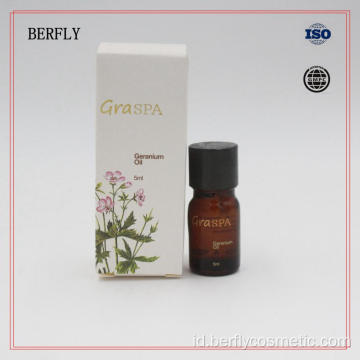 Pabrik Kosmetik Minyak Perawatan Tubuh Esensial Geranium Murni